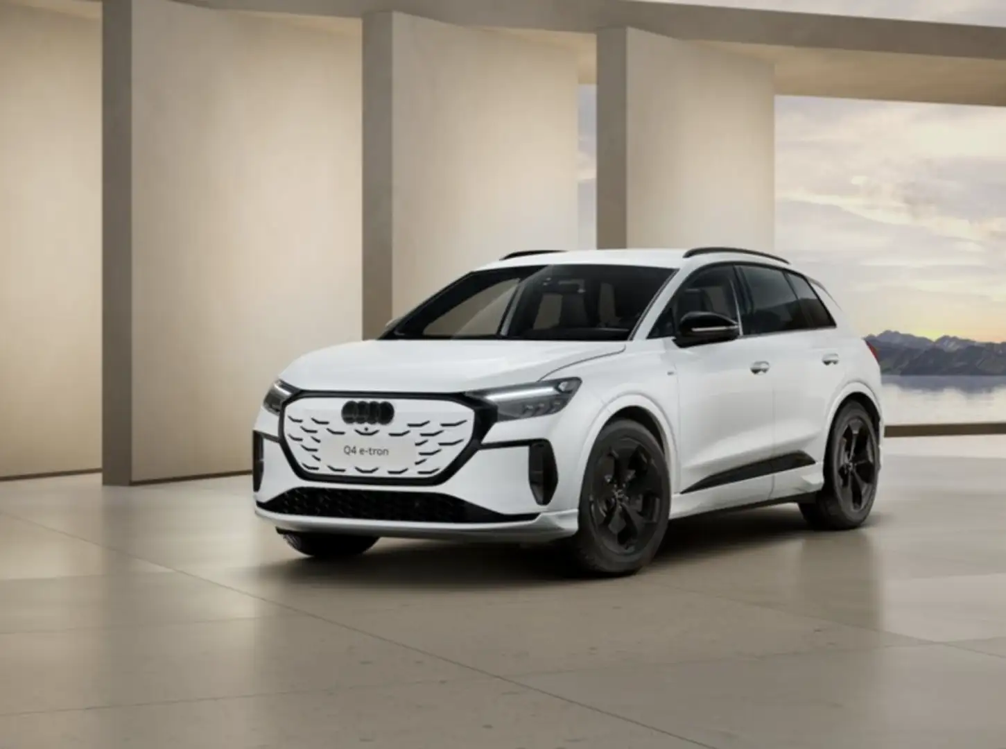 Audi Q4 e-tron Black line 150kW 63KWh Blanco - 1