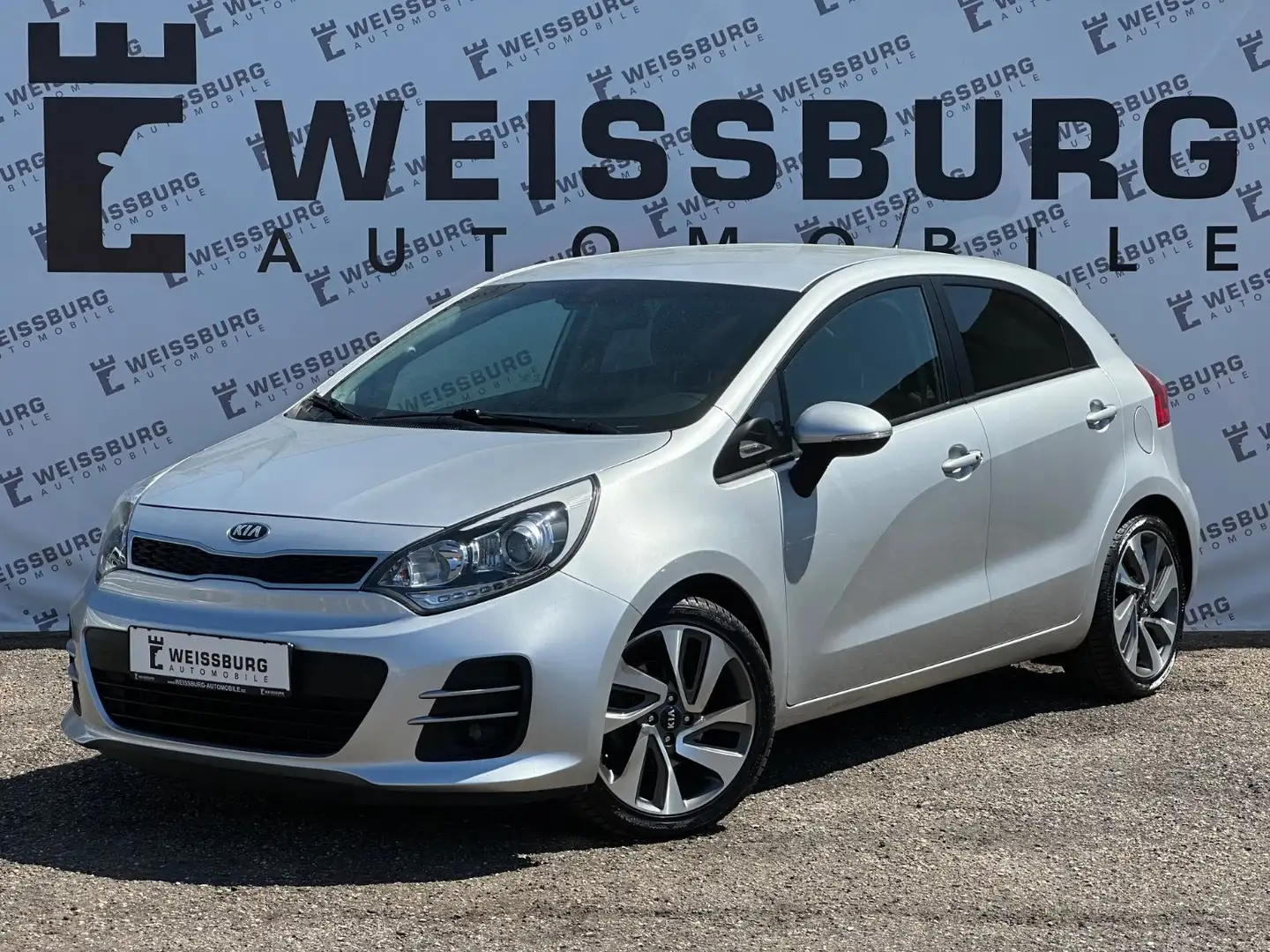 Kia Rio Spirit AUTMTK|NAV|KAM|SHZ|TEMP|SOUND|77TKM Silber - 1