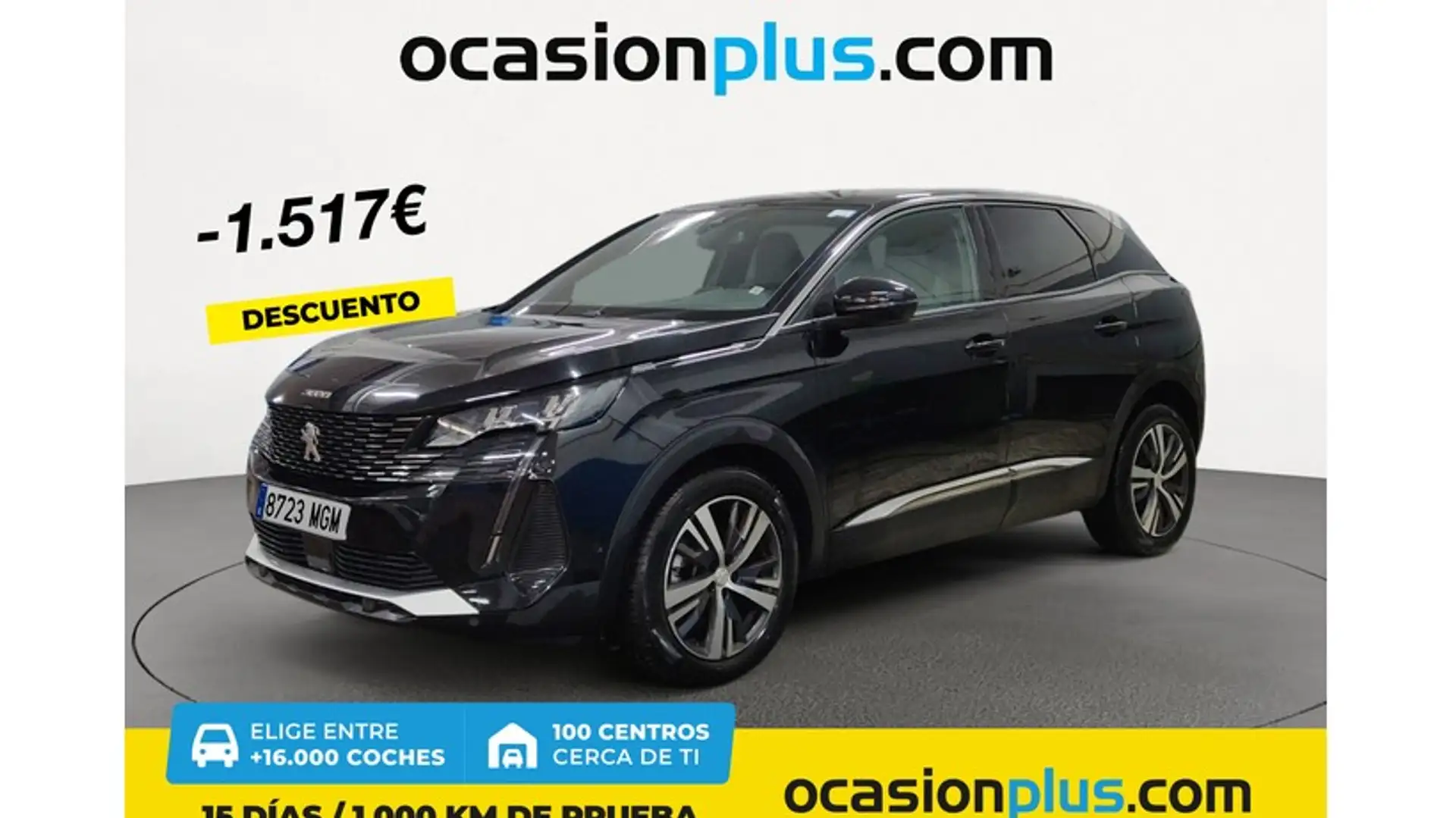 Peugeot 3008 1.2 PureTech S&S Allure 130 Schwarz - 1