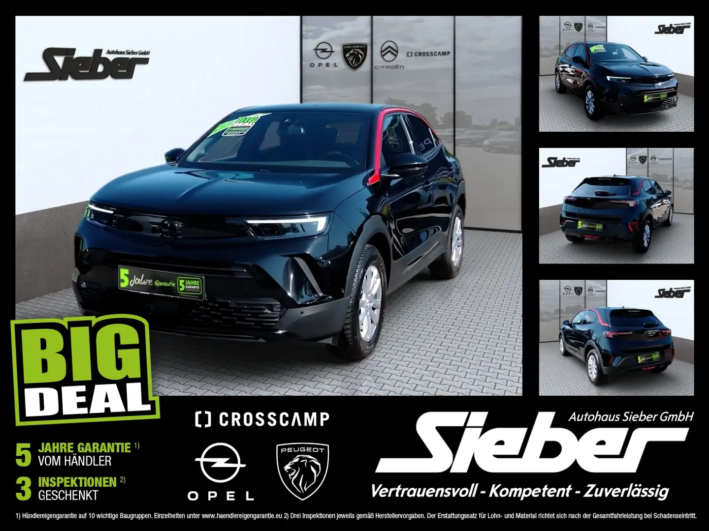 Opel Mokka 1.2 Turbo GS Line NAVI*KAMERA*SITZHZG Schwarz - 1
