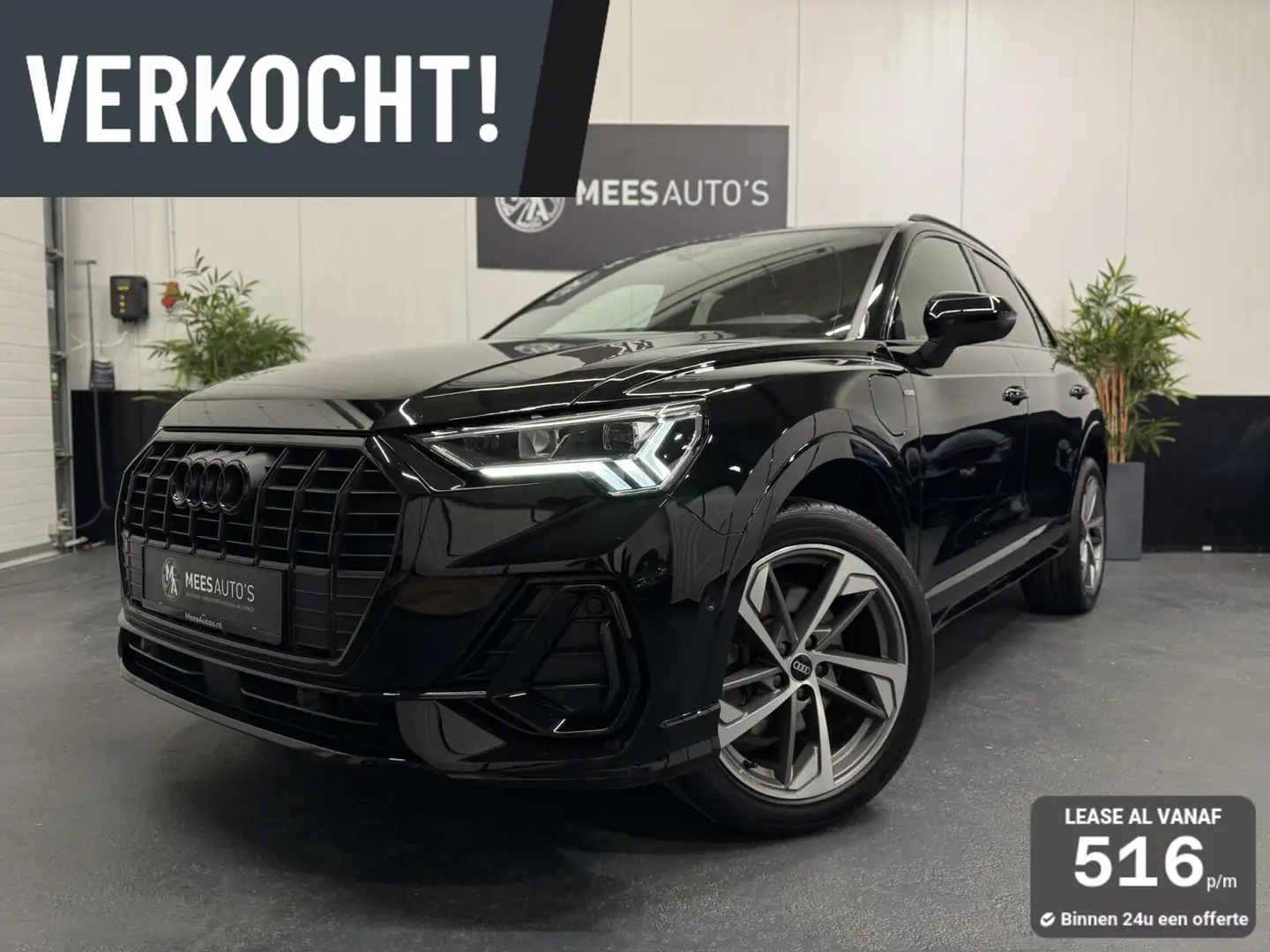 Audi Q3 45 TFSI e S edition|Matrix|Leer|Keyless|19"|Assist Schwarz - 1