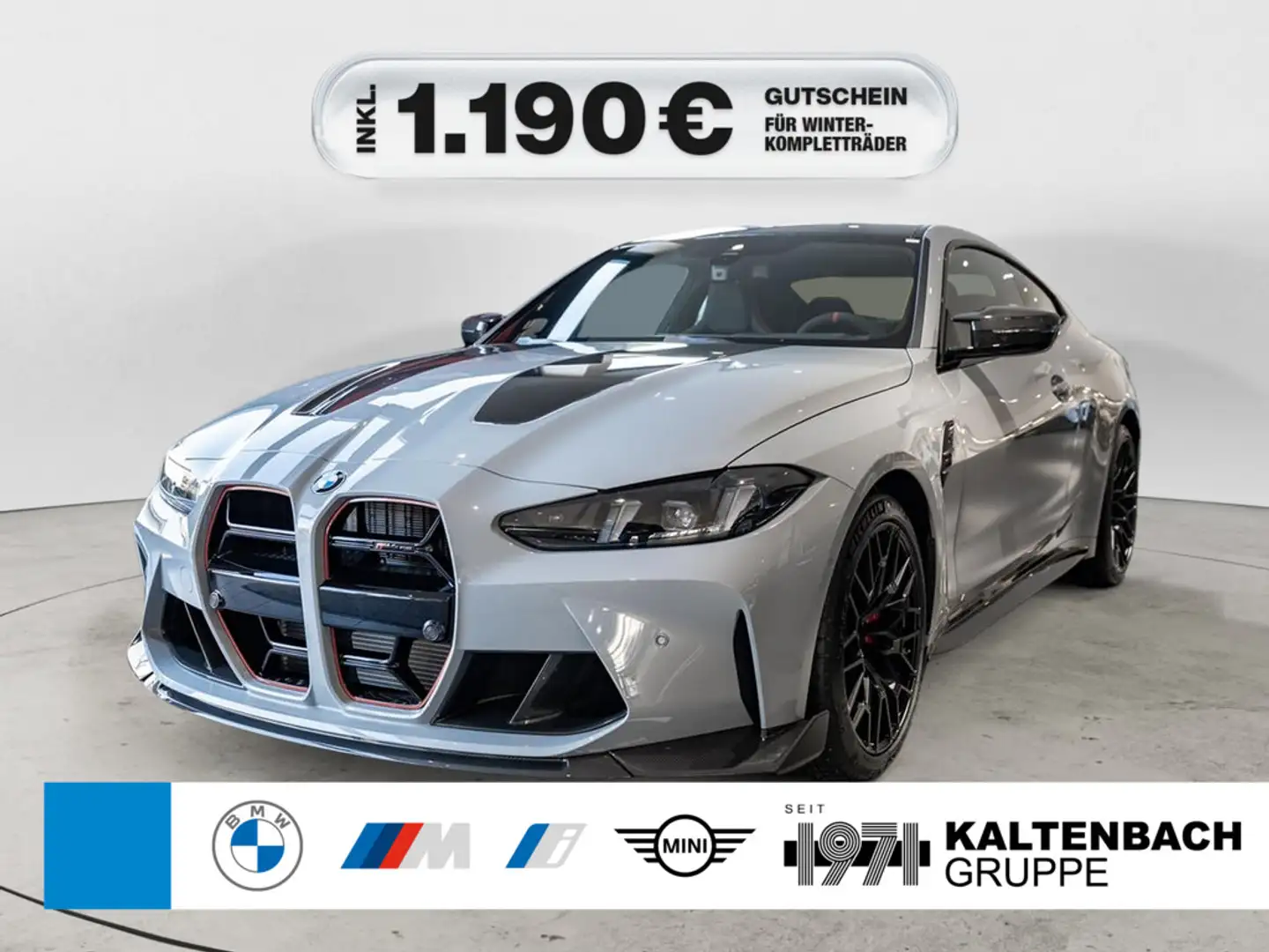 BMW M4 CS FACEL. LED HUD NAVI H/K KAMERA SHZ PDC Grigio - 1