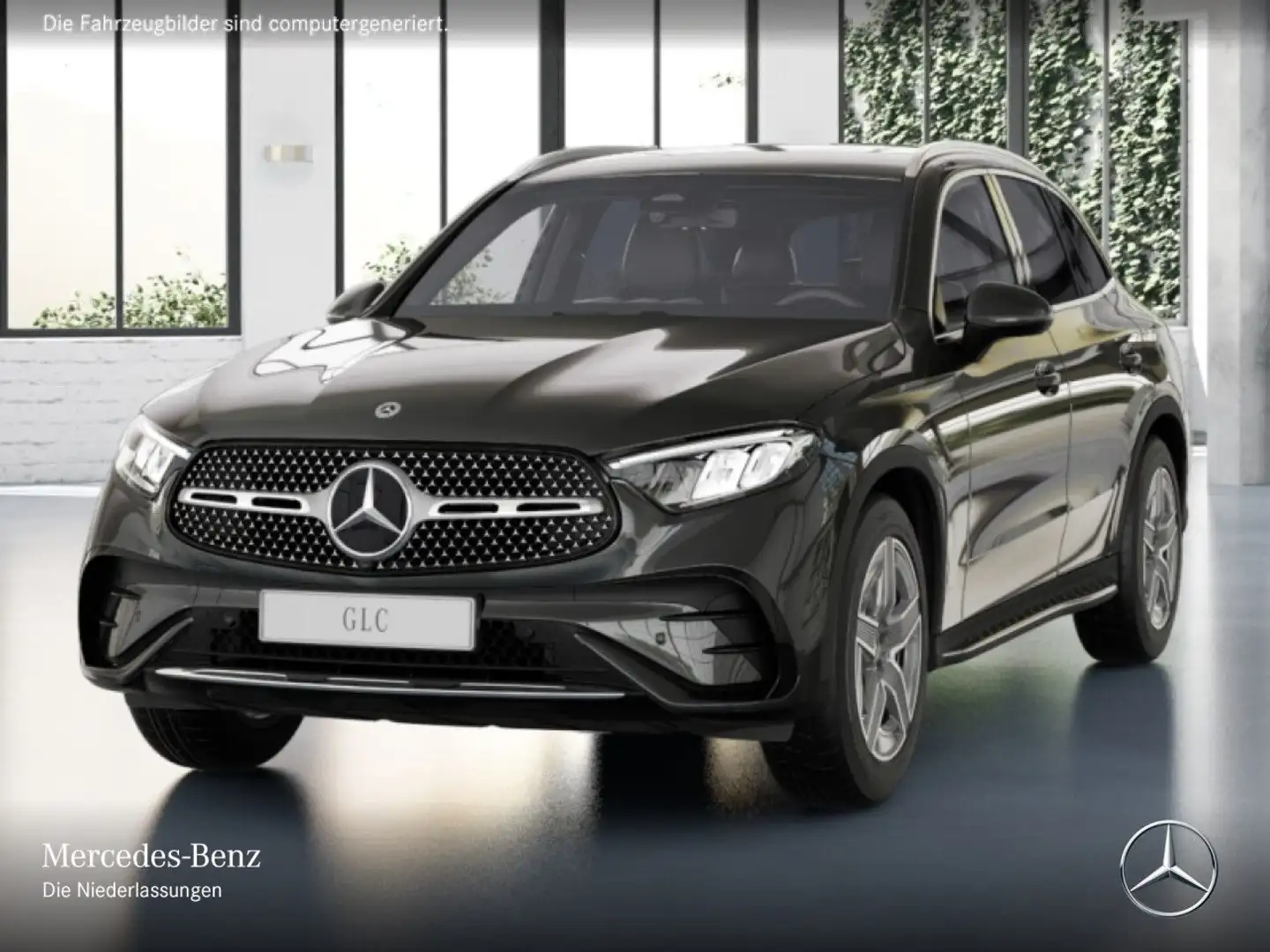 Mercedes-Benz GLC 220 d 4M AMG+AHK+LED+KAMERA+TOTW+KEYLESS+9G Grau - 2