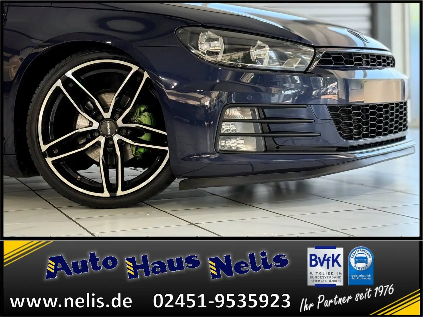 Volkswagen Scirocco 1,4 TSI Sitzheiz PDC Tempomat MediaInte Blau - 2