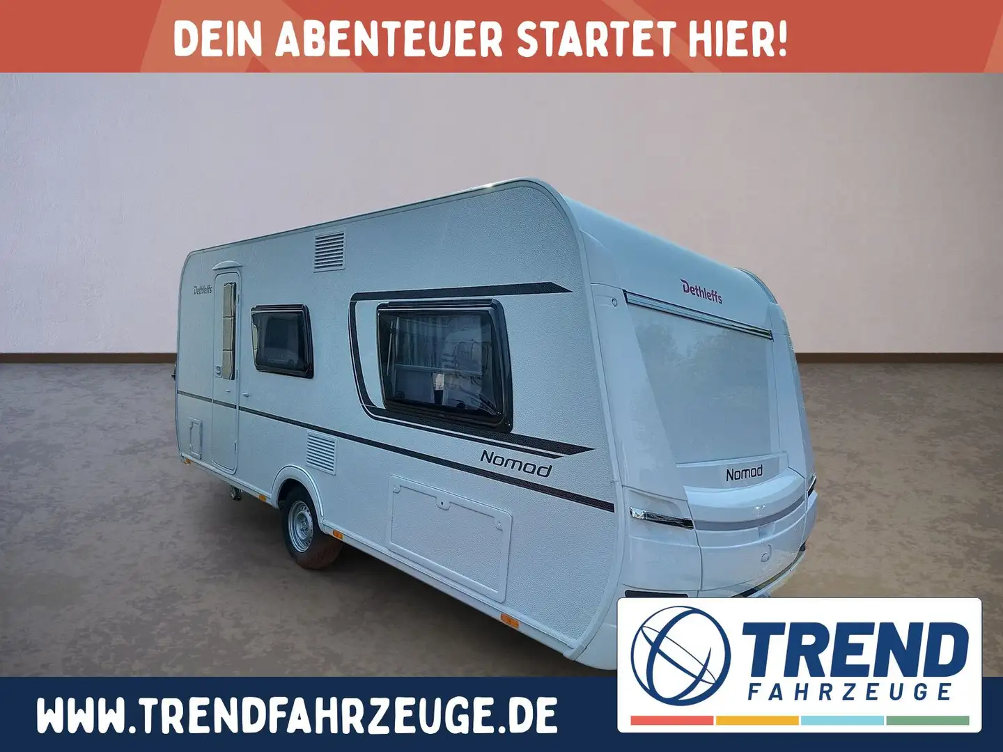 Dethleffs Nomad 490 EST Dachklimaanlage, UNBENUTZT, sofort Weiß - 1