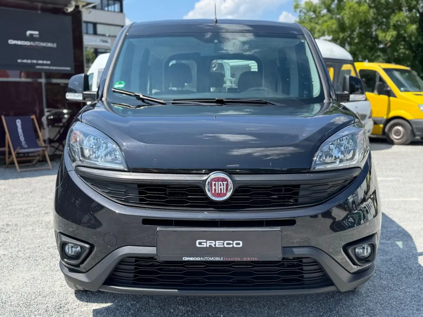 Fiat Doblo 1.4 | Klima | 5 Sitzer | 1 Hand Schwarz - 2