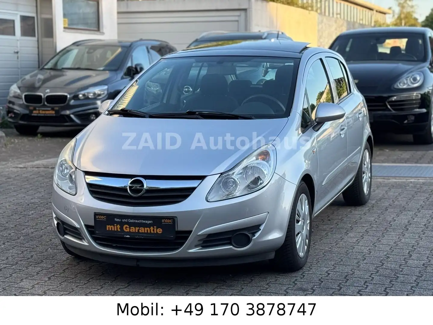 Opel Corsa D Edition 5 türig*PANORAMA*TEMPO*1HAND* Silber - 1