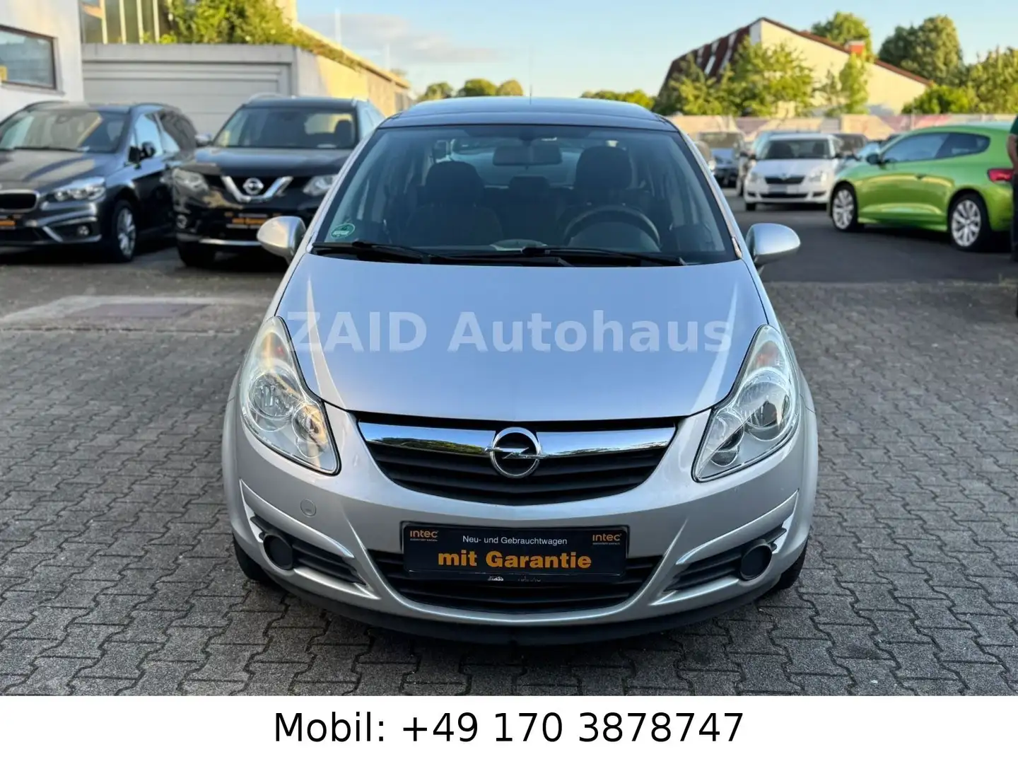 Opel Corsa D Edition 5 türig*PANORAMA*TEMPO*1HAND* Silber - 2