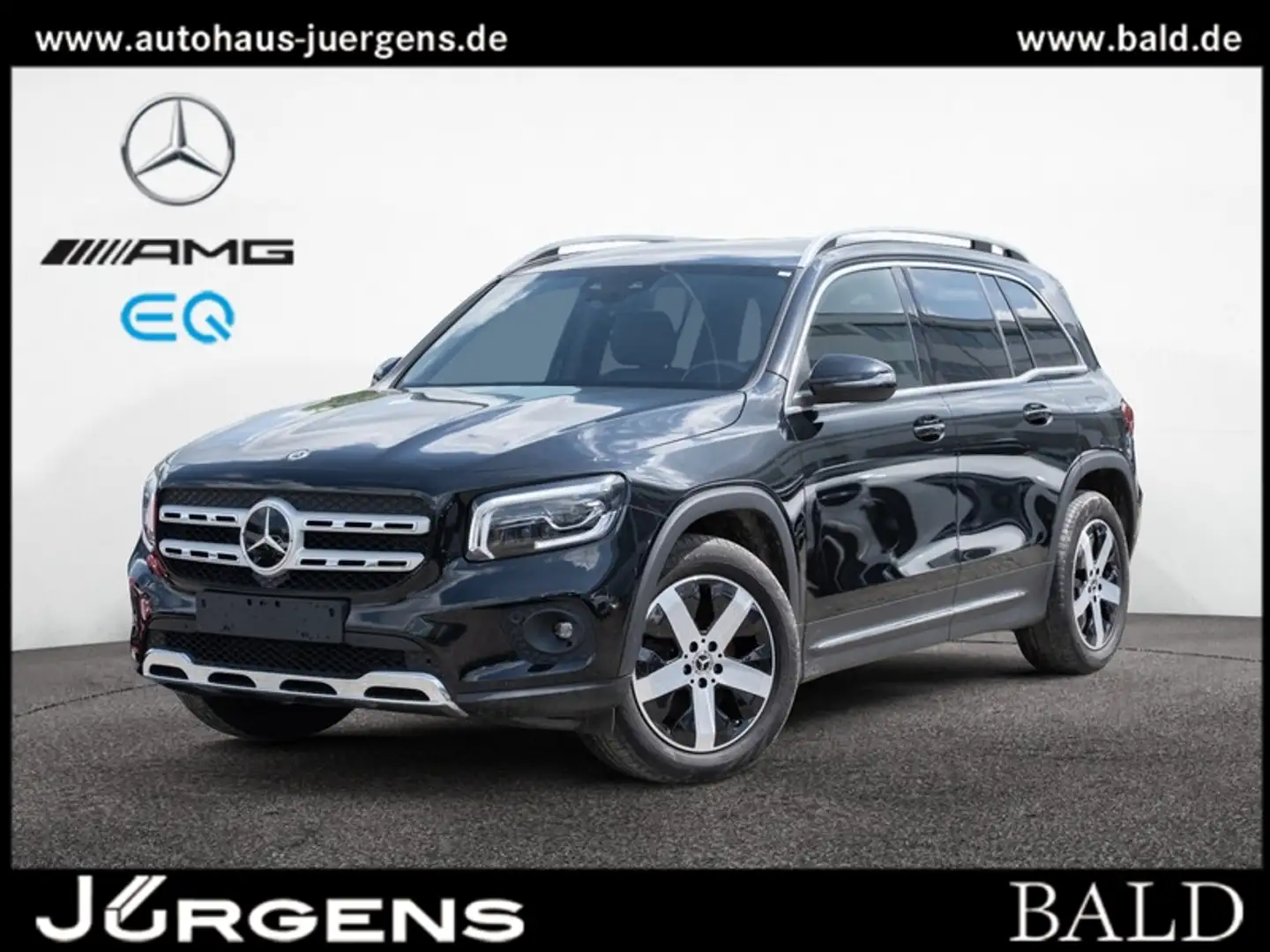 Mercedes-Benz GLB 250 4M Progressive/MLB/AHK/Cam/Distr/Stdhz Schwarz - 1