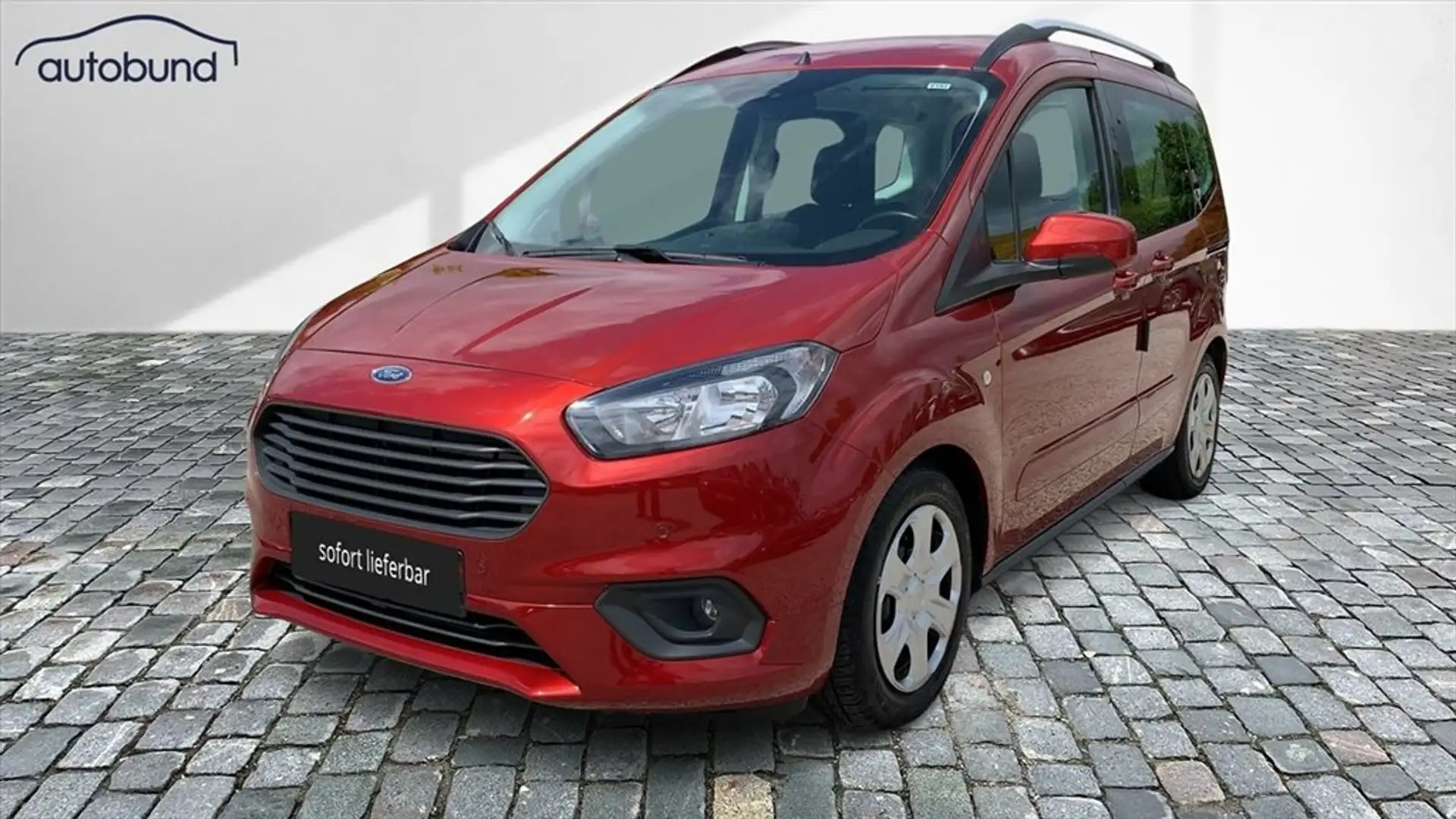 Ford Tourneo Courier 1,0 EcoBoost Klimaautomatik PDC Sitzheizung Rot - 1