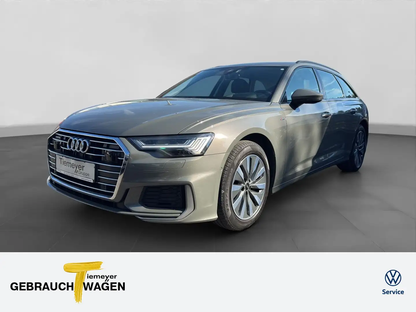 Audi A6 40 TDI Q S LINE AHK LEDER HuD KAMERA Grau - 1