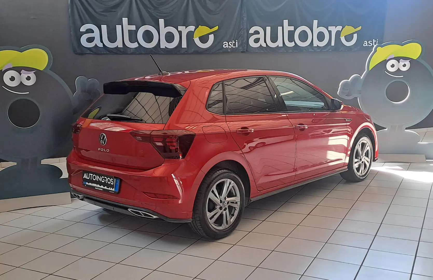 Volkswagen Polo Polo 1.0 tsi R-Line 95cv Rosso - 2
