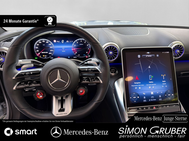 Mercedes-Benz SL 43 AMG Nappa Sitzklima Massage Burmester — photo 12