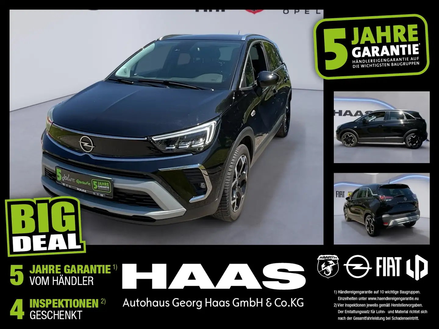 Opel Crossland 1.2 Turbo Ultimate Paket PDC Kamera Noir - 1