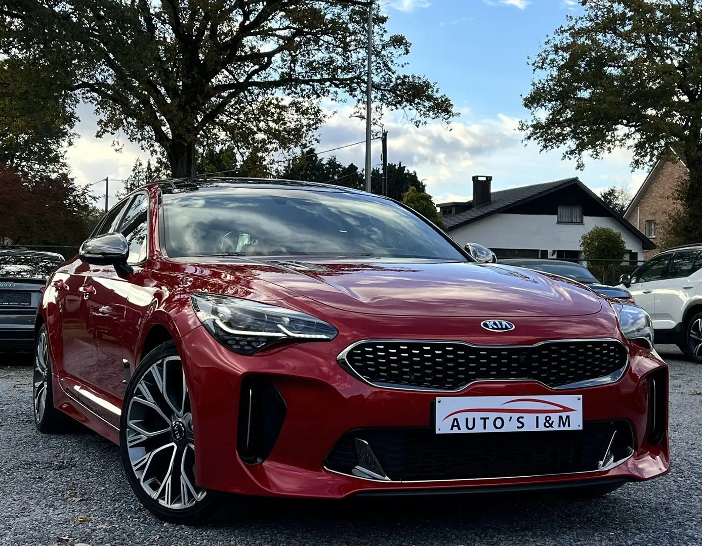 Kia Stinger 2.0i Benzine GT line Pano Leder Megavol Garantie! Rot - 2