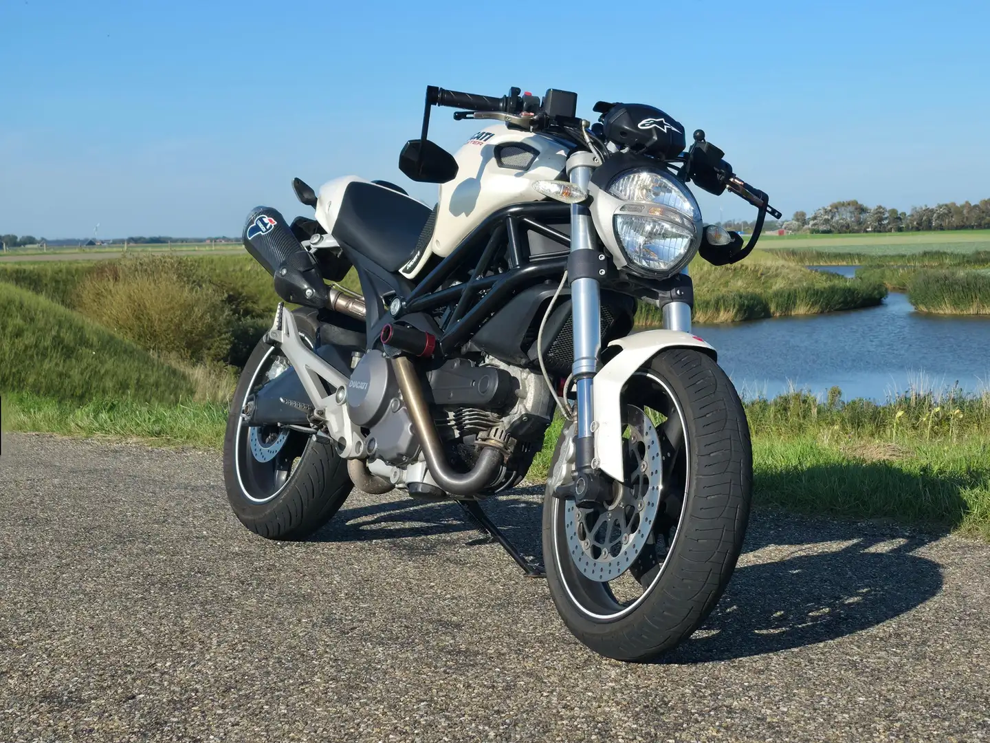 Ducati Monster 696 Parelmoer wit Wit - 1