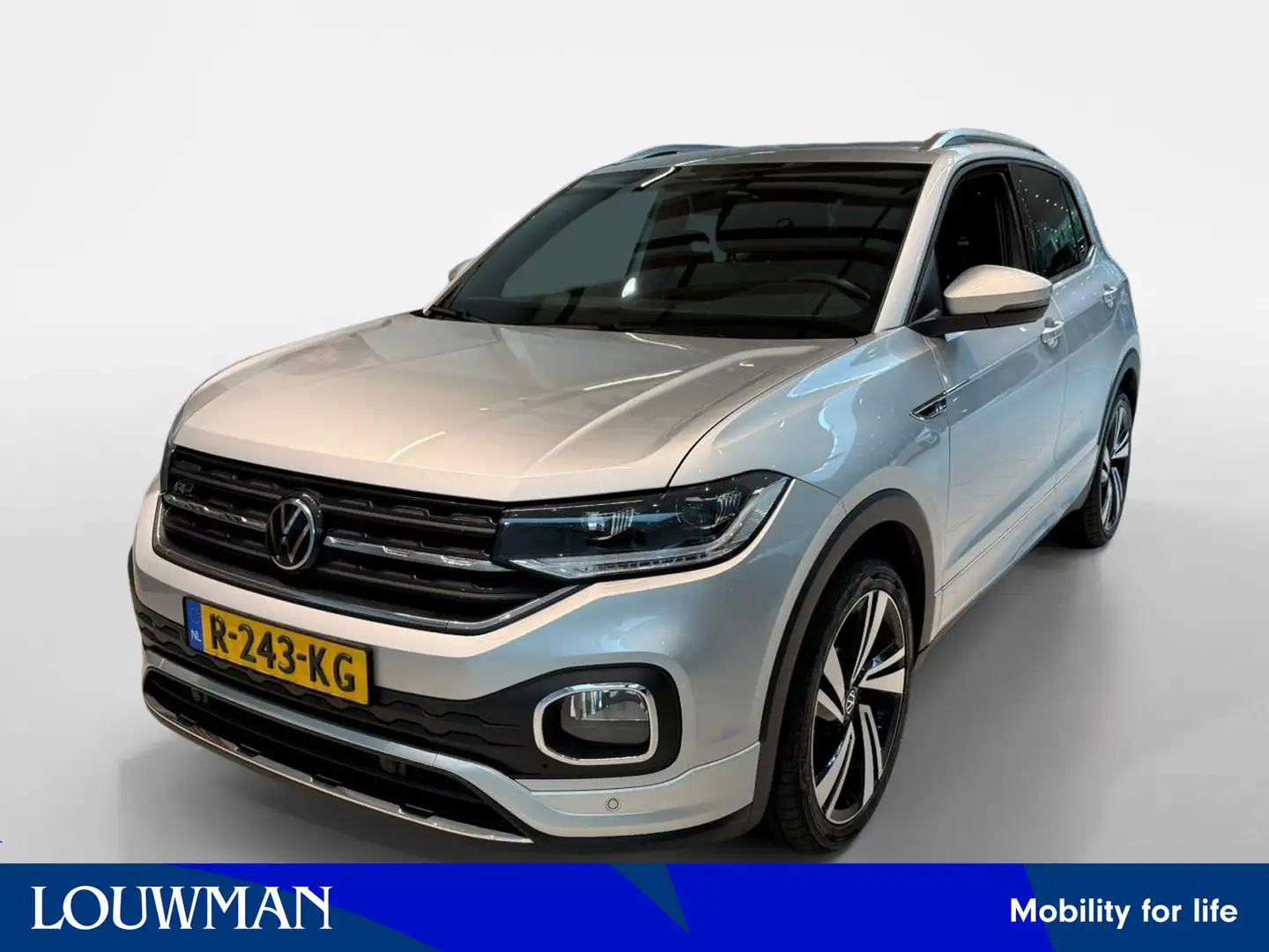 Volkswagen T-Cross 1.0 TSI R-Line | lage km stand | Android Auto Appl Grijs - 1