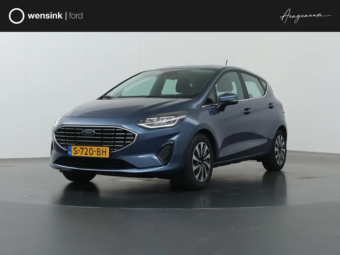 Ford Fiesta 1.0 EcoBoost Hybrid Titanium | Navigatie | Climate Blauw - 1