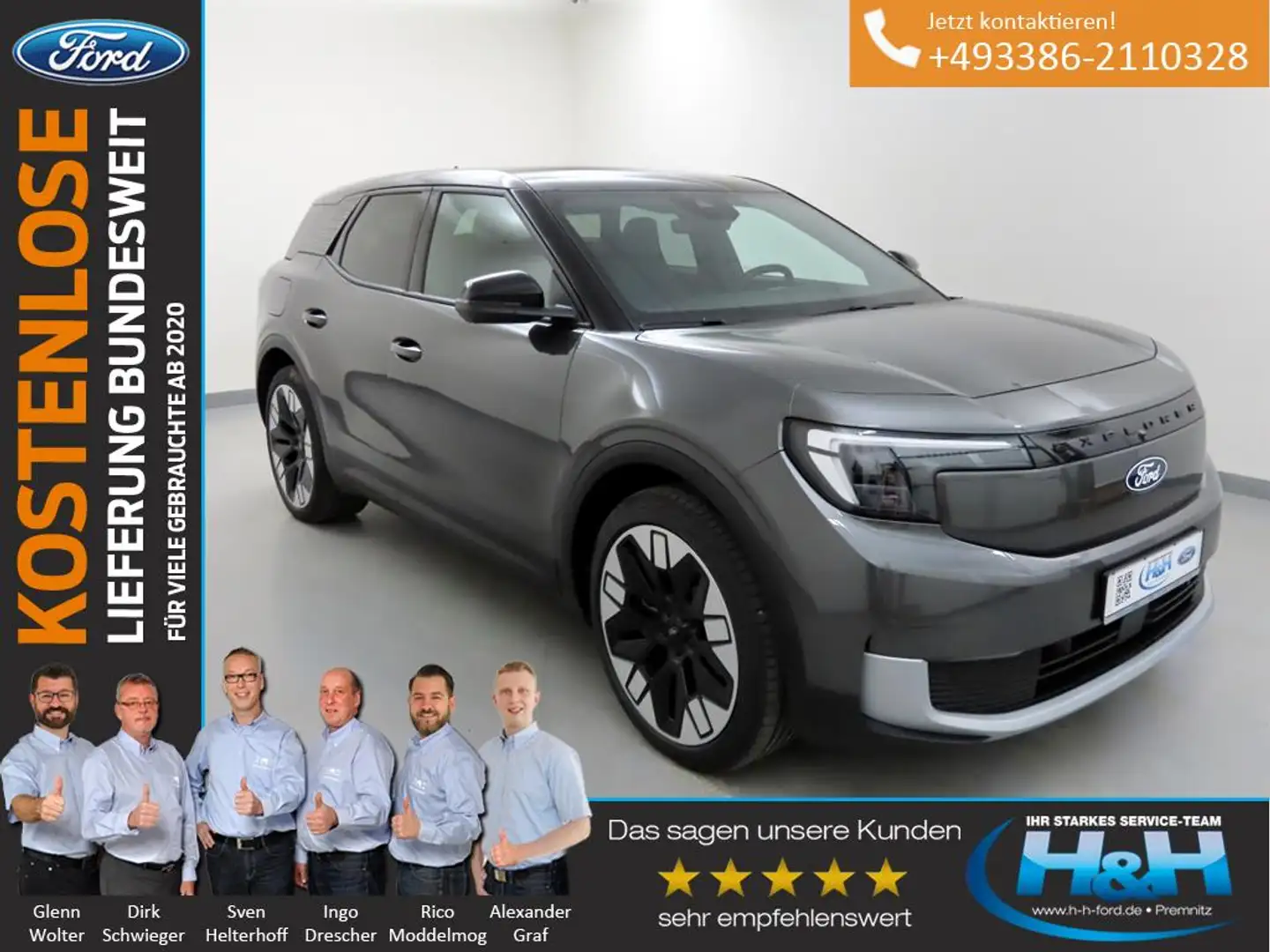 Ford Explorer Premium 77kWh Extended Range Grijs - 1