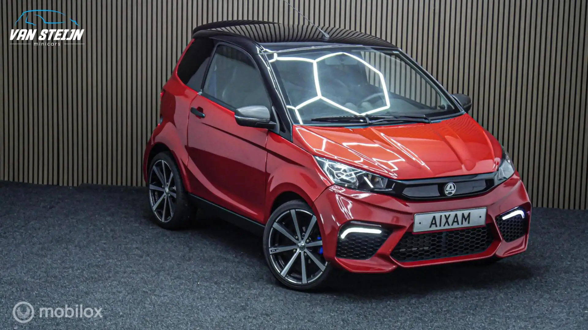 Aixam City Brommobiel GTO Rood | Sportief | 19dkm Rood - 2