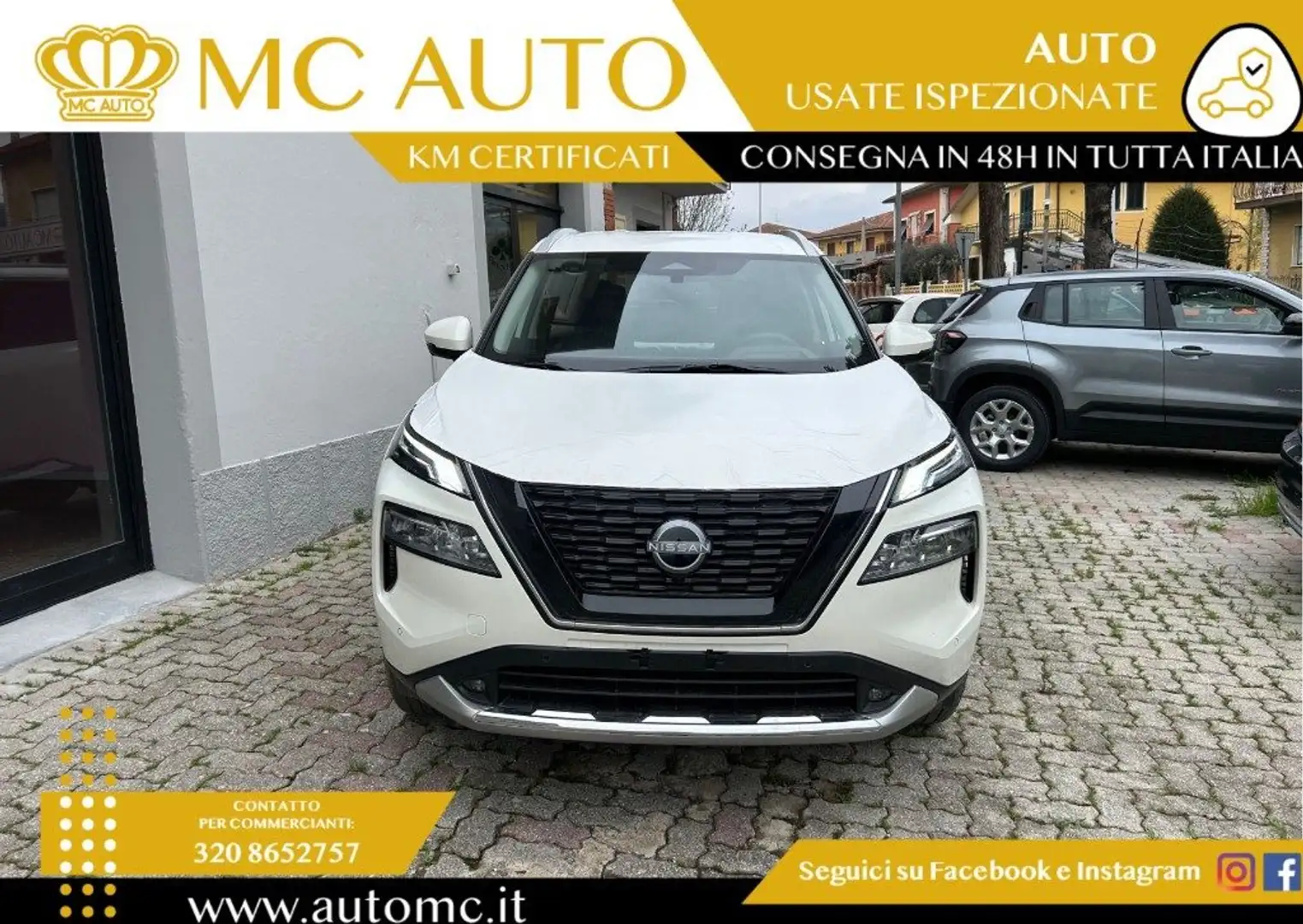Nissan X-Trail e-Power 2WD 5 posti Tekna Bianco - 2