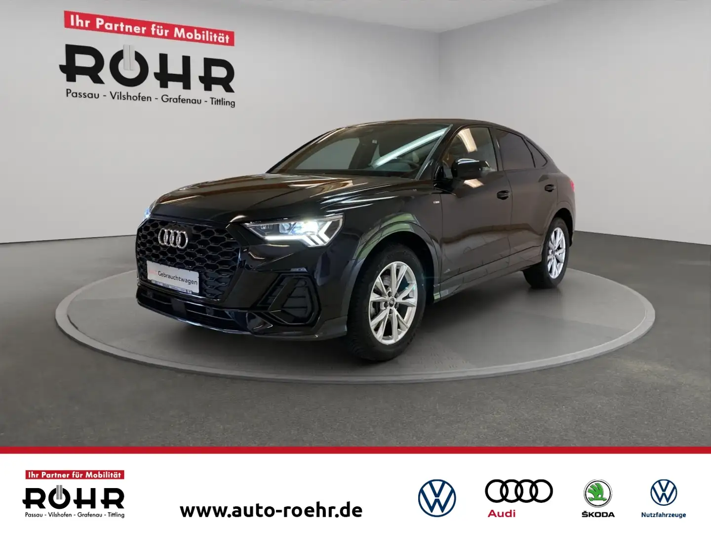 Audi Q3 Sportback S line 35 TFSI S tronic (Garantie 02/203 Schwarz - 1