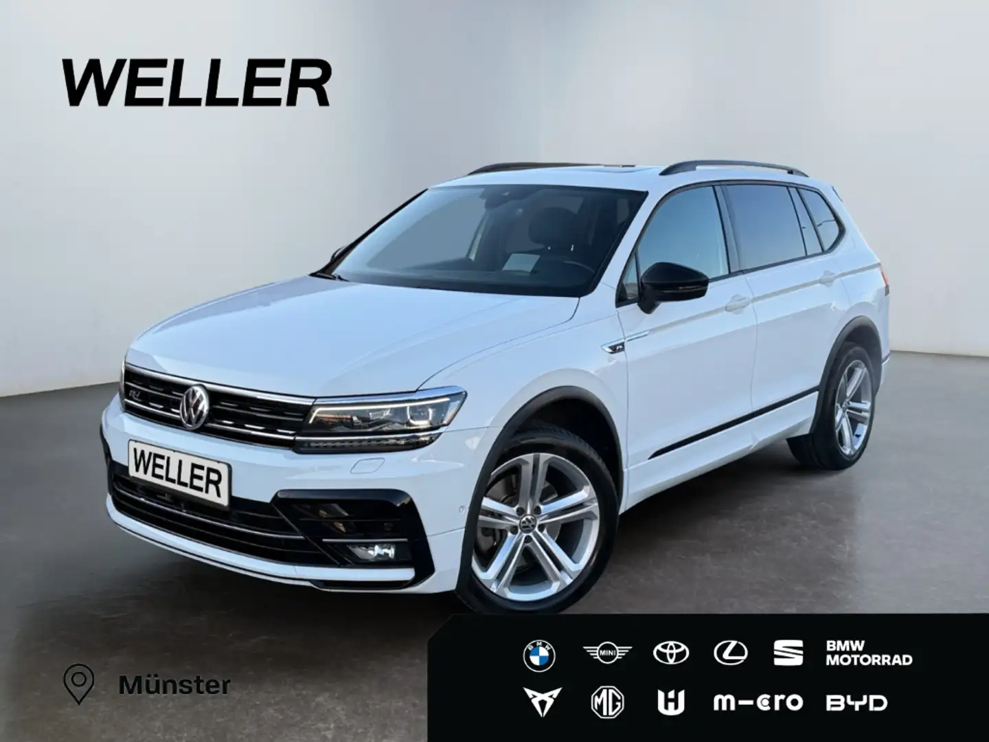 Volkswagen Tiguan Allspace 2.0 TDI 4M DSG R-Line *LED*Pano*7-Si*AHK* Weiß - 1