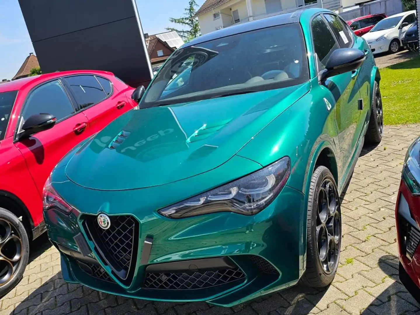 Alfa Romeo Stelvio Quadrifoglio*Akra*Pano*Verde*Assist*117.900€LP! Vert - 1
