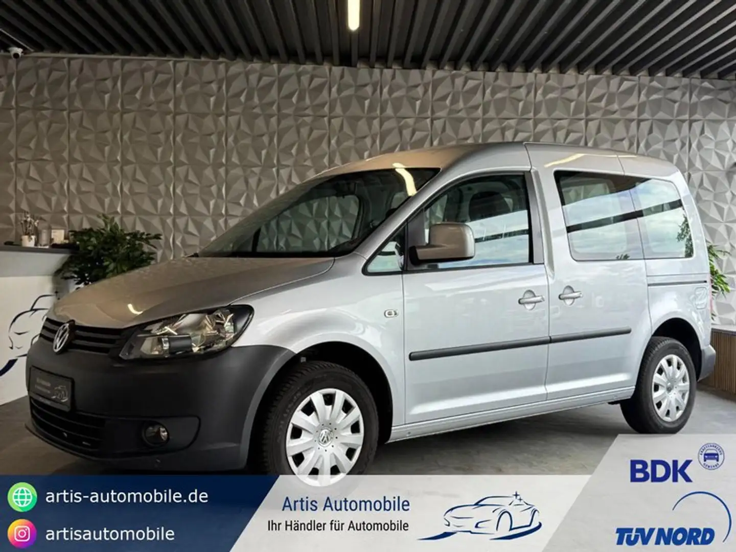 Volkswagen Caddy Kasten/Kombi TRENDLINE*7-SITZER*KLIMA Silber - 1