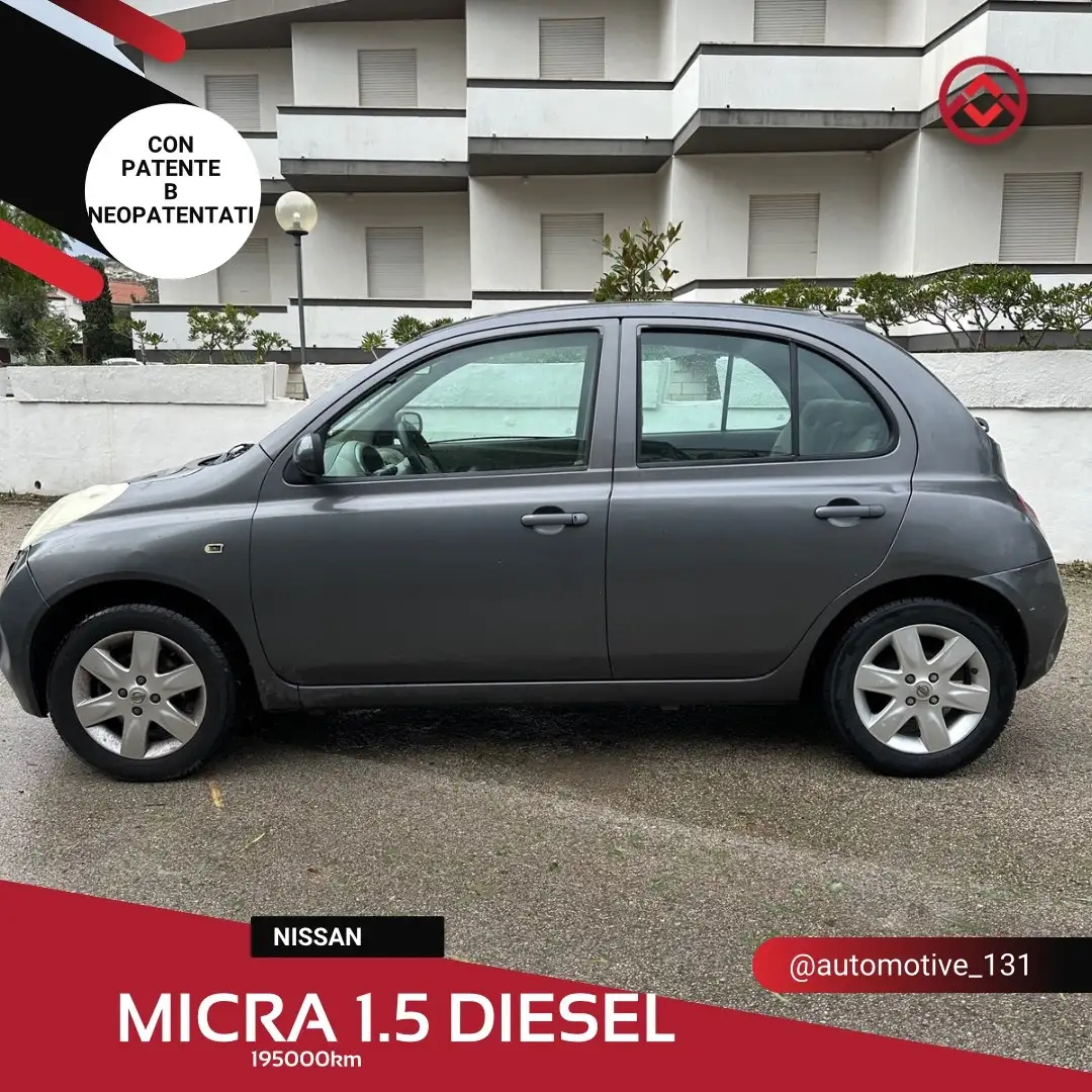 Nissan Micra 1.5d 65CV 5 porte Acenta Gri - 1