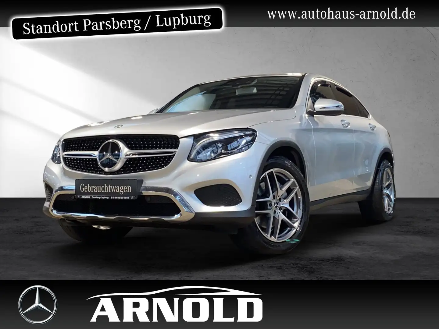 Mercedes-Benz GLC 250 GLC 250 d 4M Coupe Distr HUD Navi Kamera AMG-LMR Silber - 1