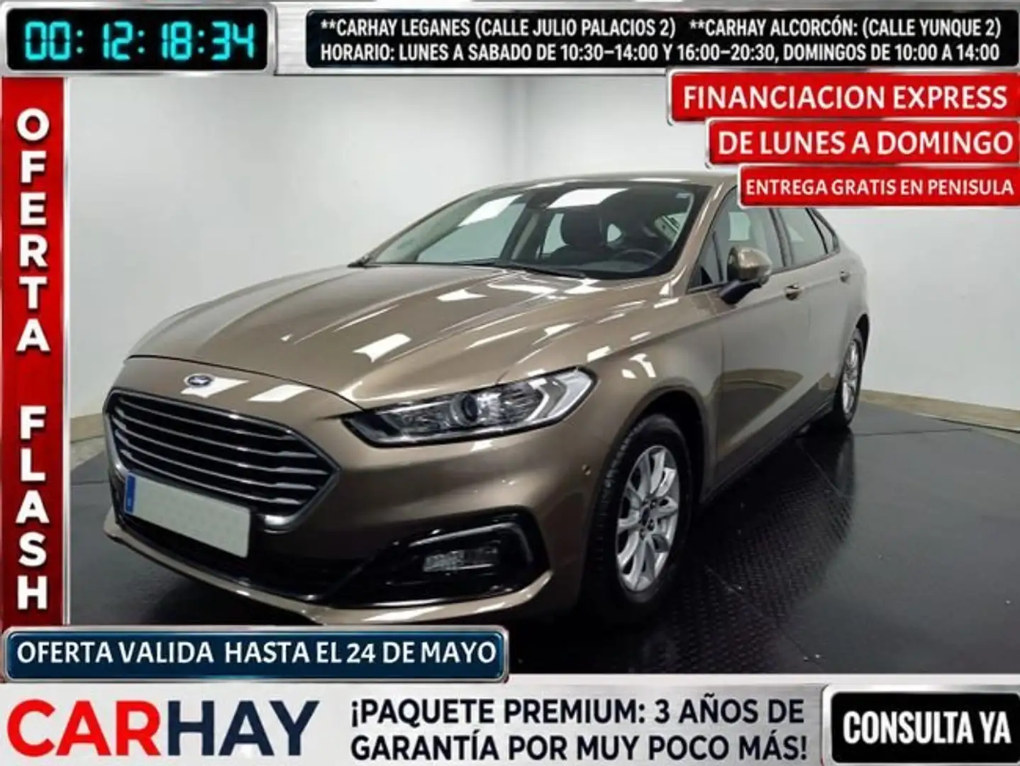 Ford Mondeo 2.0 TDCi 110kW (150CV) Trend Gris - 1