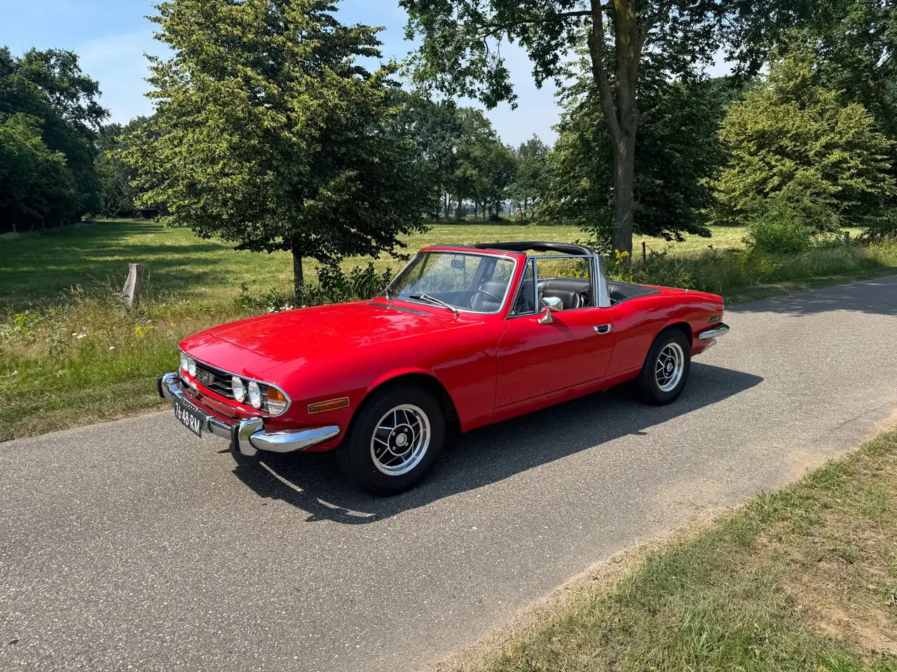 Triumph Stag MK II Convertible Automaat 3.5 V8 Origineel NL, foto 1