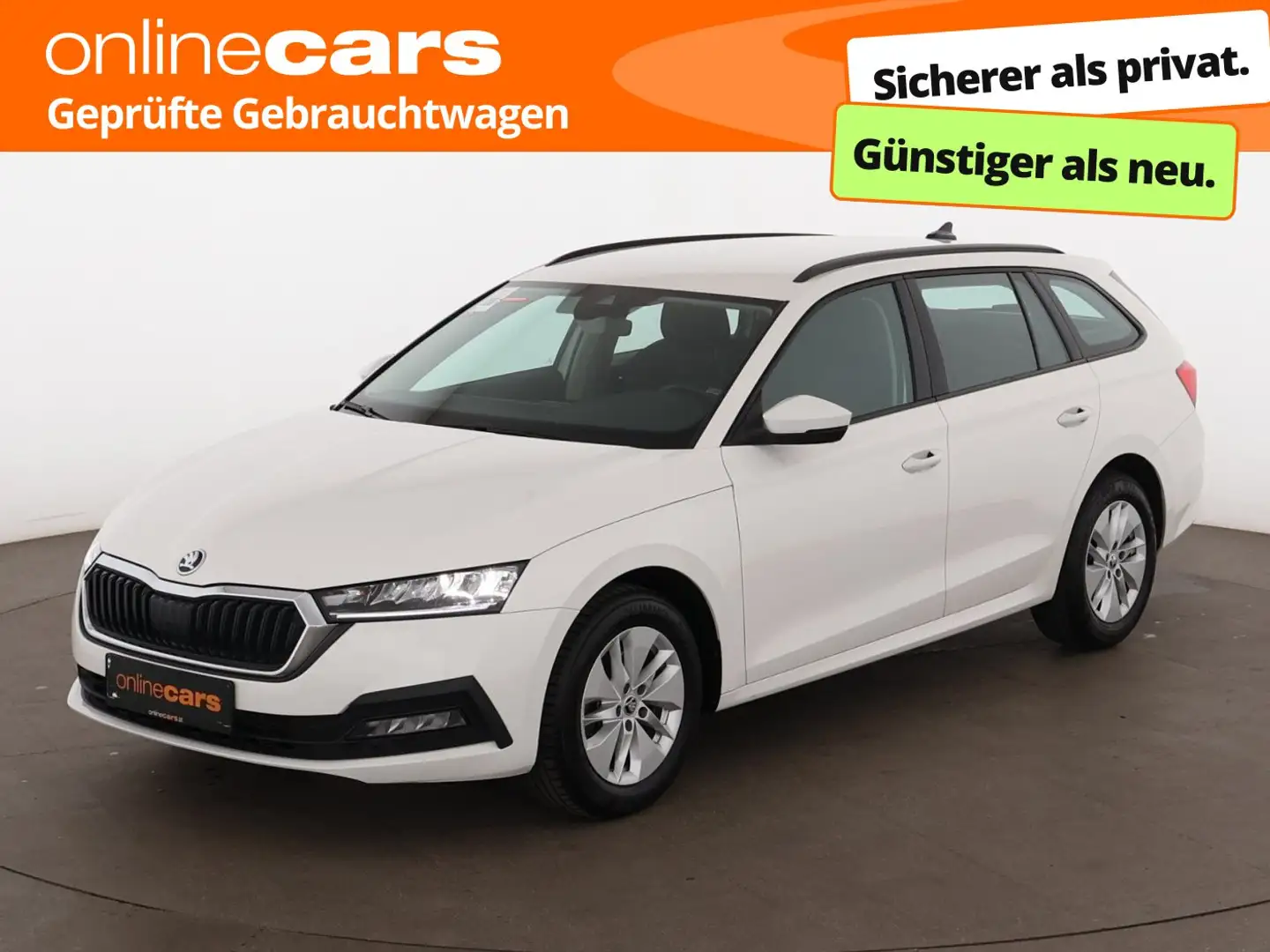 Skoda Octavia Combi 2.0 TDI Ambition LED RADAR NAVI PDC Weiß - 1