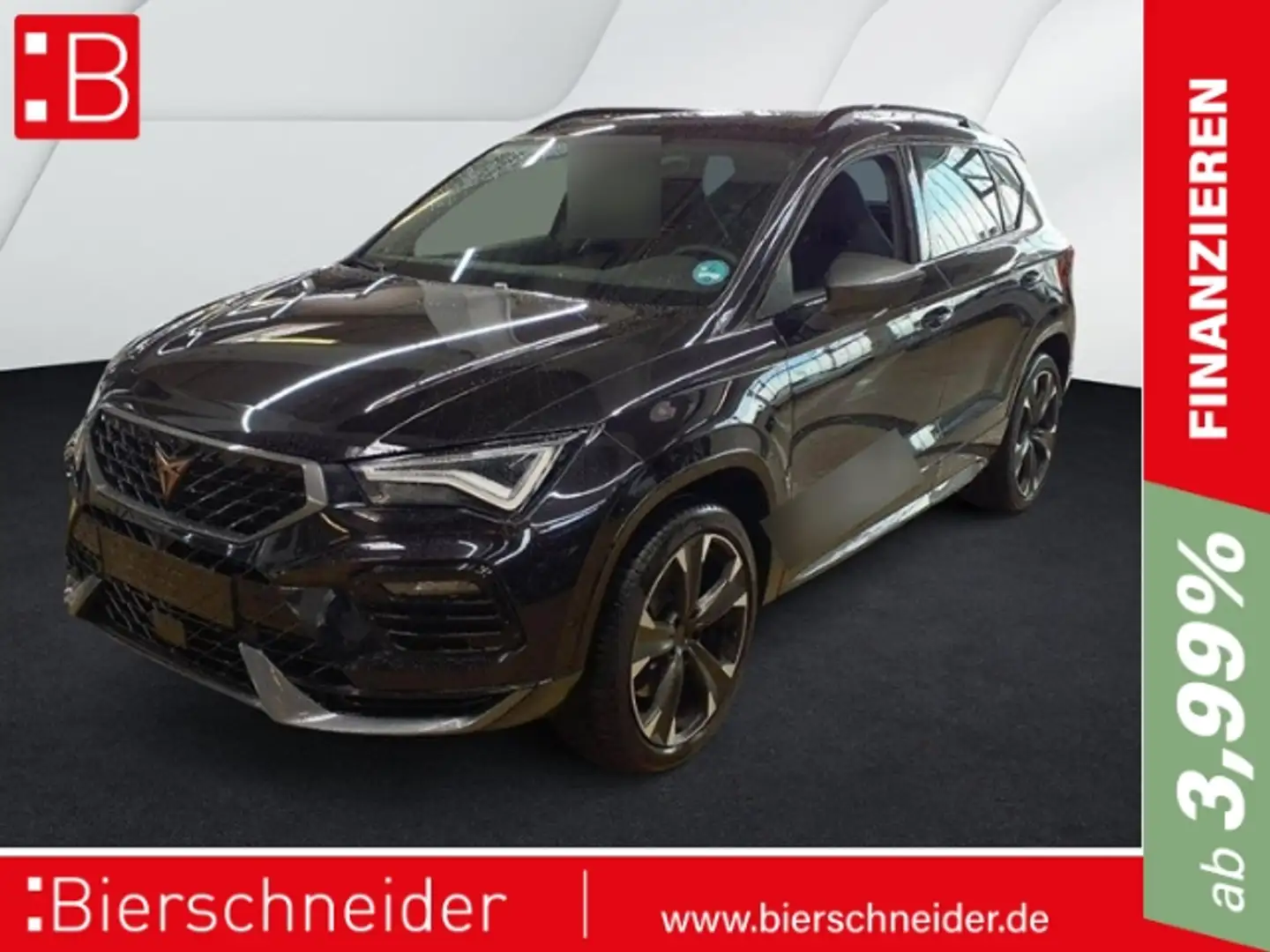 CUPRA Ateca 2.0 TSI DSG 4Dr AB 298EUR VZ AHK PANO REAR ACC SHZ Schwarz - 1