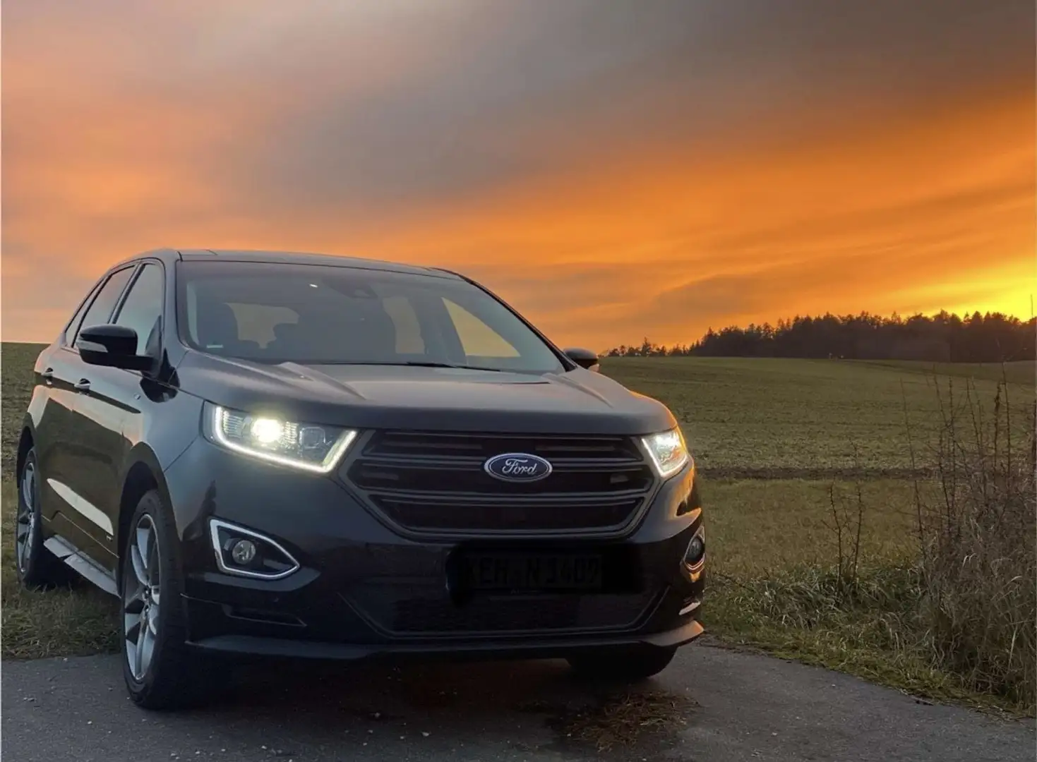 Ford Edge ST-Line 4x4 Schwarz - 1