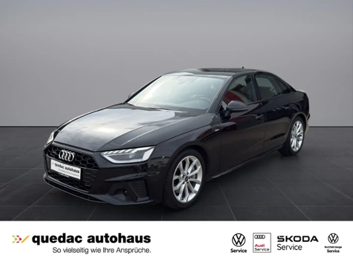 Audi A4 2,0 TFSI quattro S line MATRIX NAVI Schwarz - 1