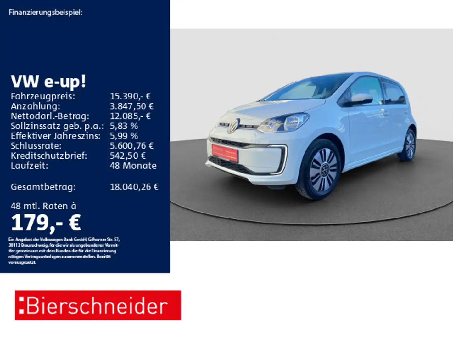 Volkswagen e-up! Style Plus CCS CAM MAPS+MORE DOCK Weiß - 1