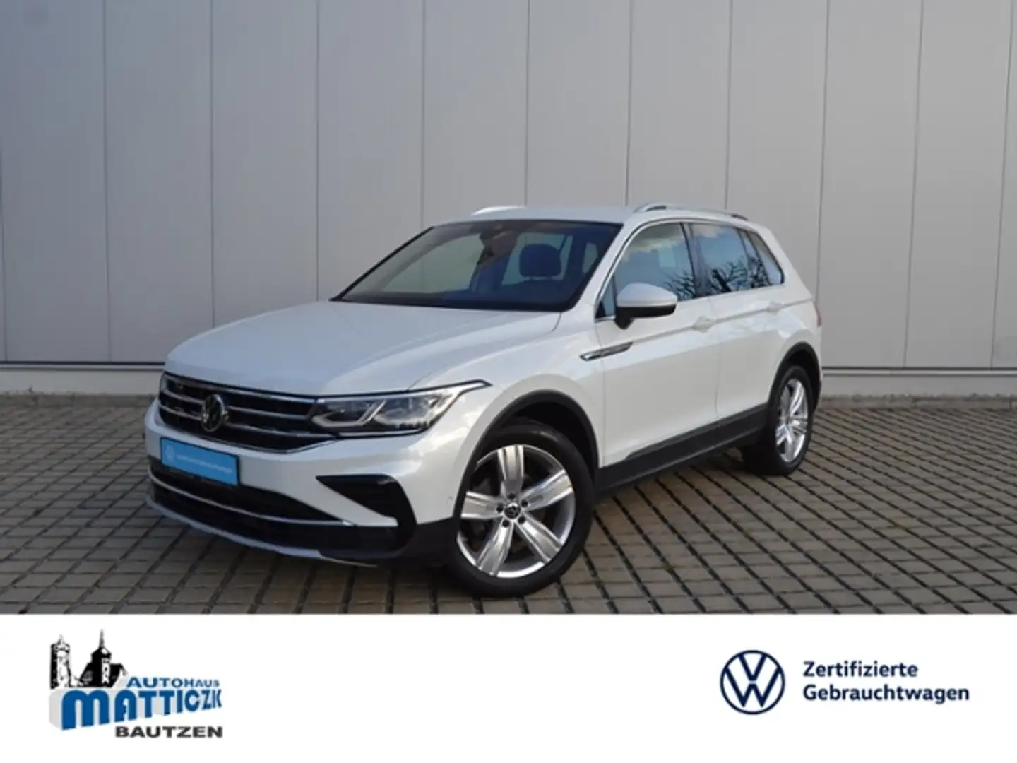 Volkswagen Tiguan 2.0 TDI DSG Elegance AHK/MATRIX/19-ZOLL/NAVI-PRO/ Weiß - 1