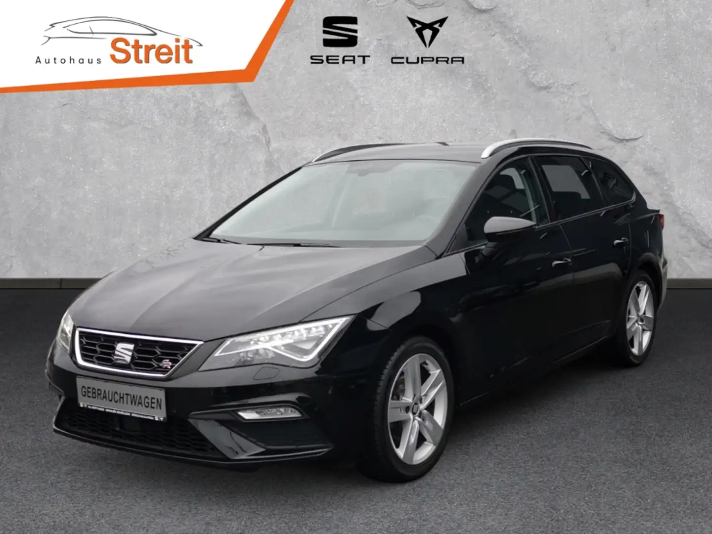 SEAT Leon SPORTSTOURER FR 1.4 TSI 150PS 6-Gang Navi LED Appl Negro - 1