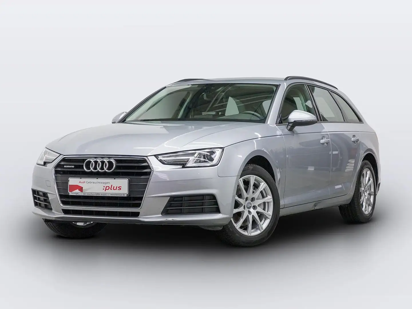 Audi A4 40 TDI Q AHK NAVI LM Silber - 2