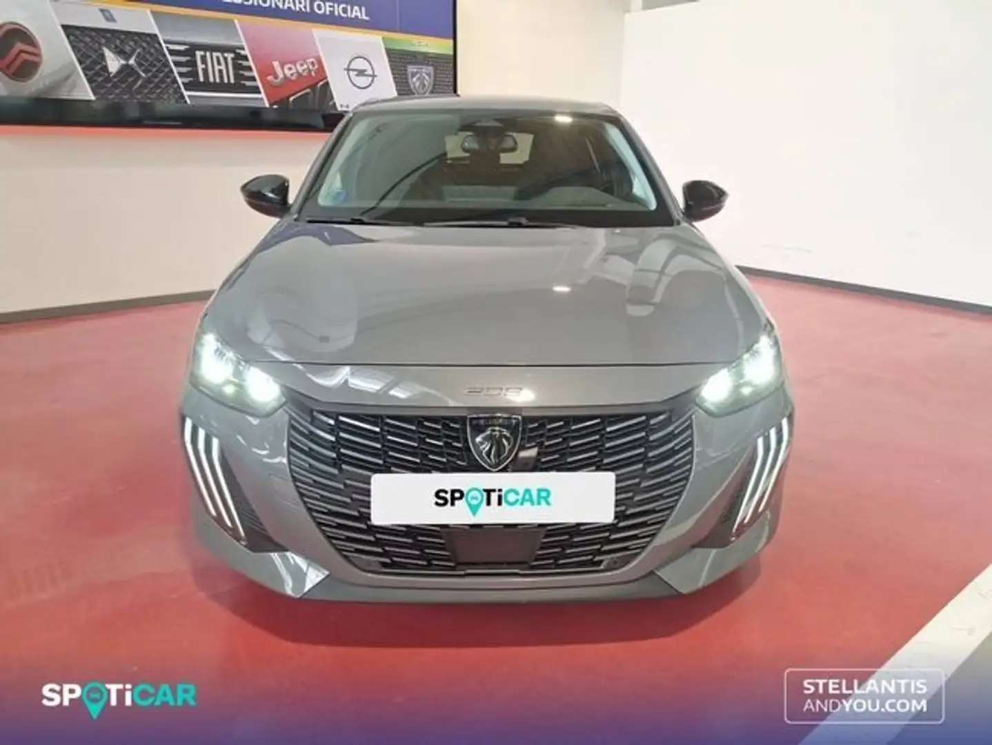 Peugeot 208 HYBRID 110 eDCS6 Allure Gris - 2