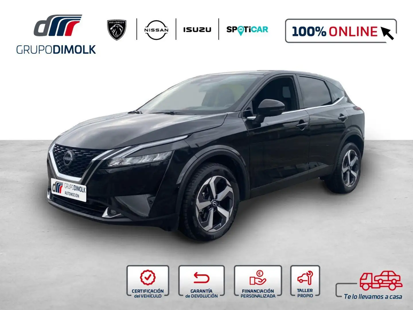Nissan Qashqai 1.3 DIG-T mHEV 12V N-Connecta 4x2 103kW Negro - 1
