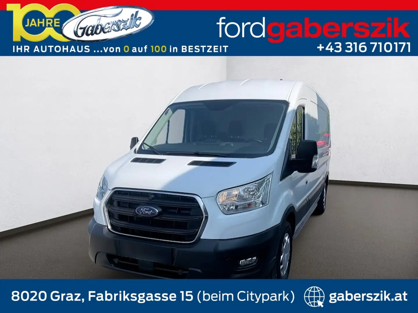 Ford Transit Transit Kasten 2,0 EcoBlue L3H2 350 Trend Weiß - 1