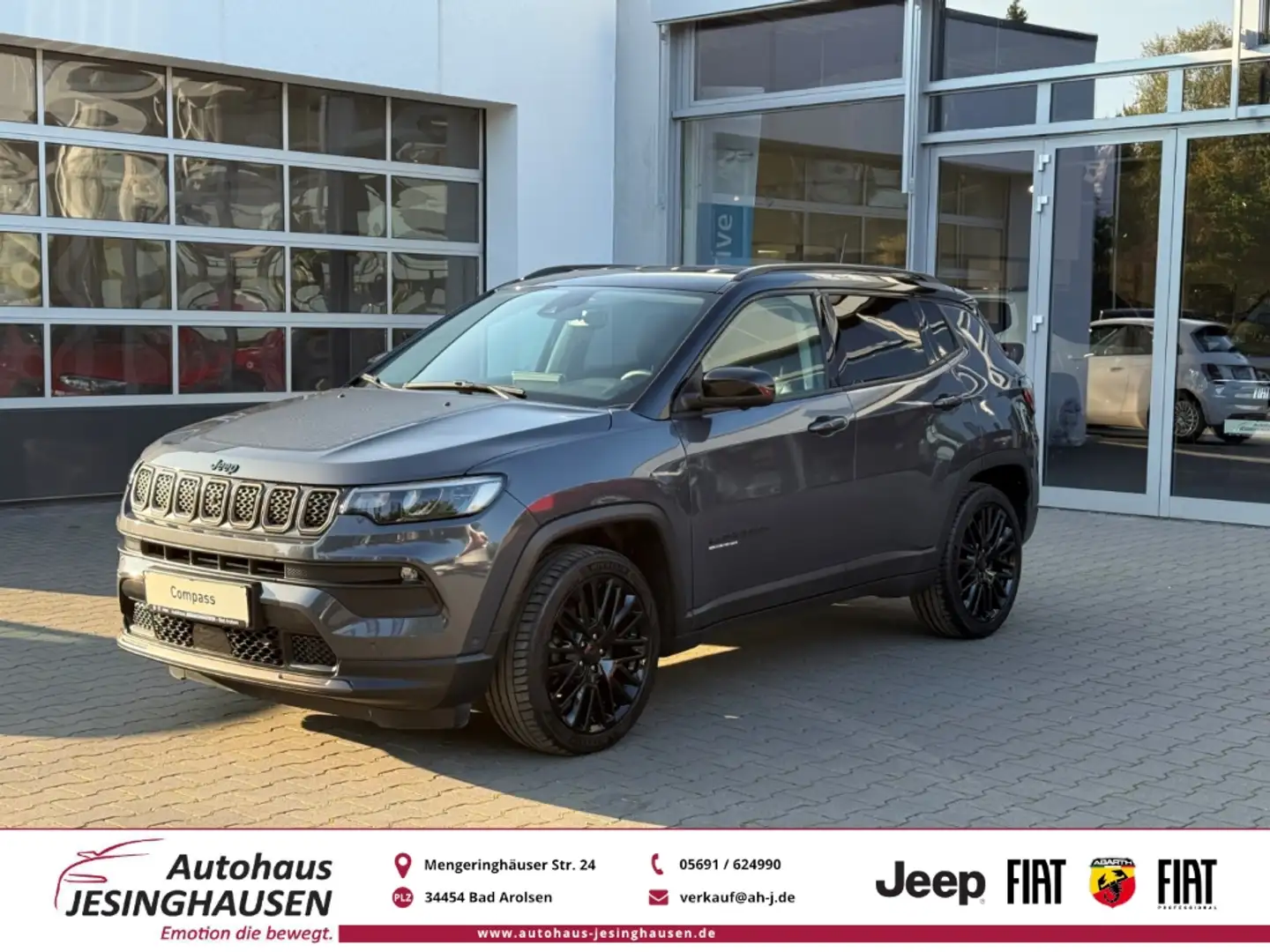 Jeep Compass Limited MHEV+AHK+Soundsyst.+360+Kamera Gris - 1