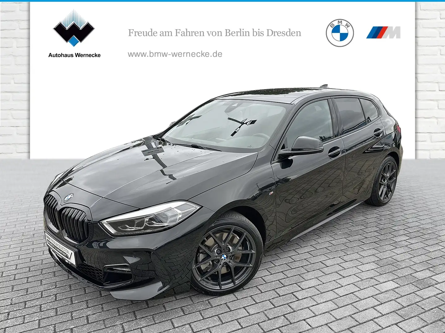 BMW 120 d Hatch M Sport HiFi DAB LED WLAN Tempomat Fekete - 1