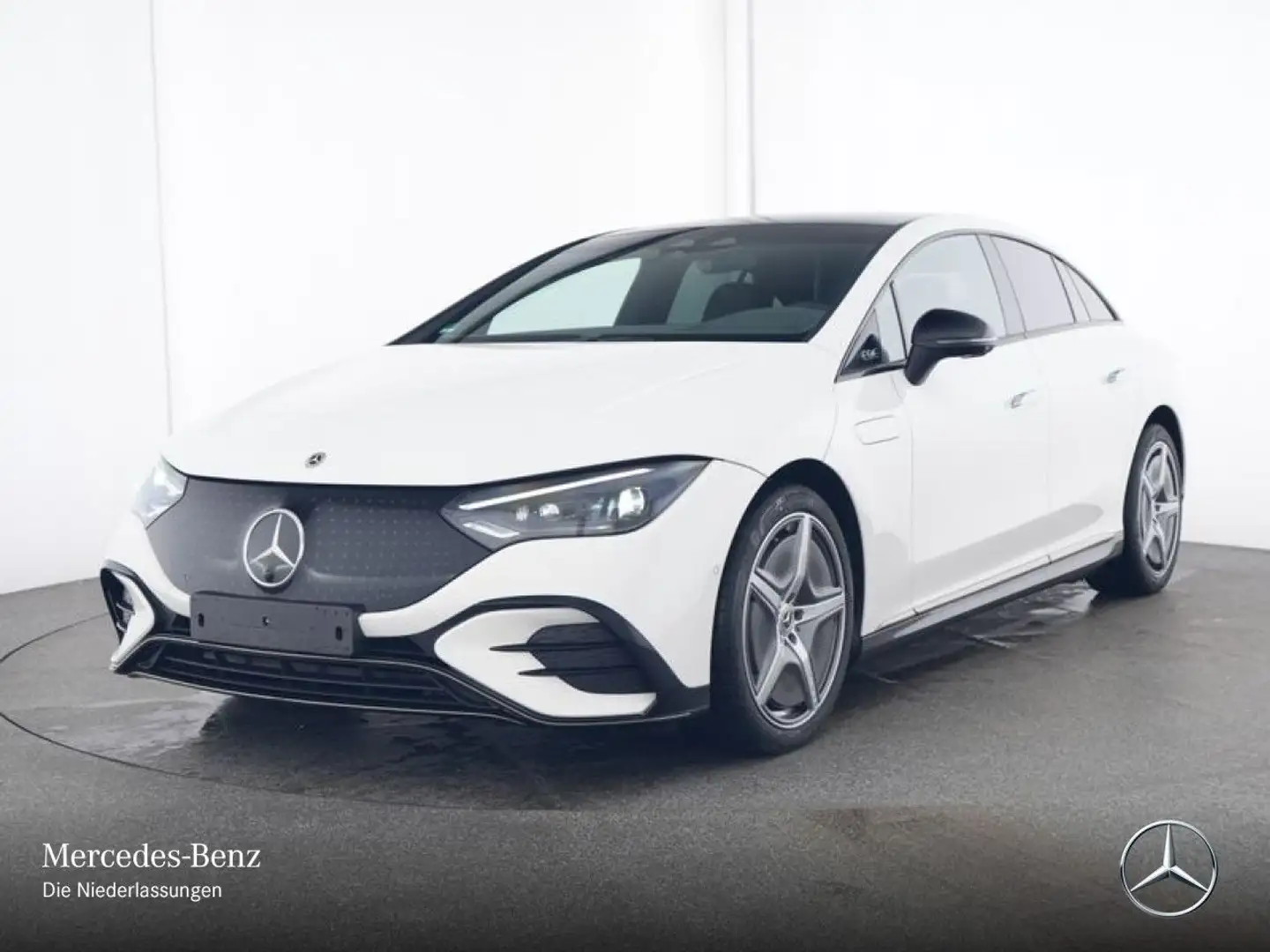 Mercedes-Benz EQE 500 4MATIC AMG Fahrass Pano Burmester Distr. Weiß - 2