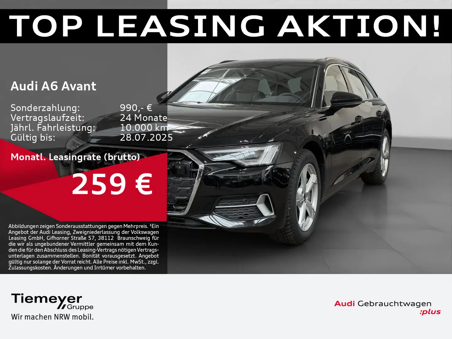Audi A6 45 TFSI ADVANCED MATRIX PANO SPORTSITZE Noir - 1