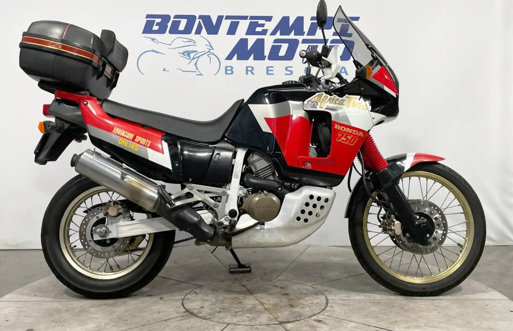 Honda Africa Twin XRV 750 1992 + BAULETTO Nero - 1