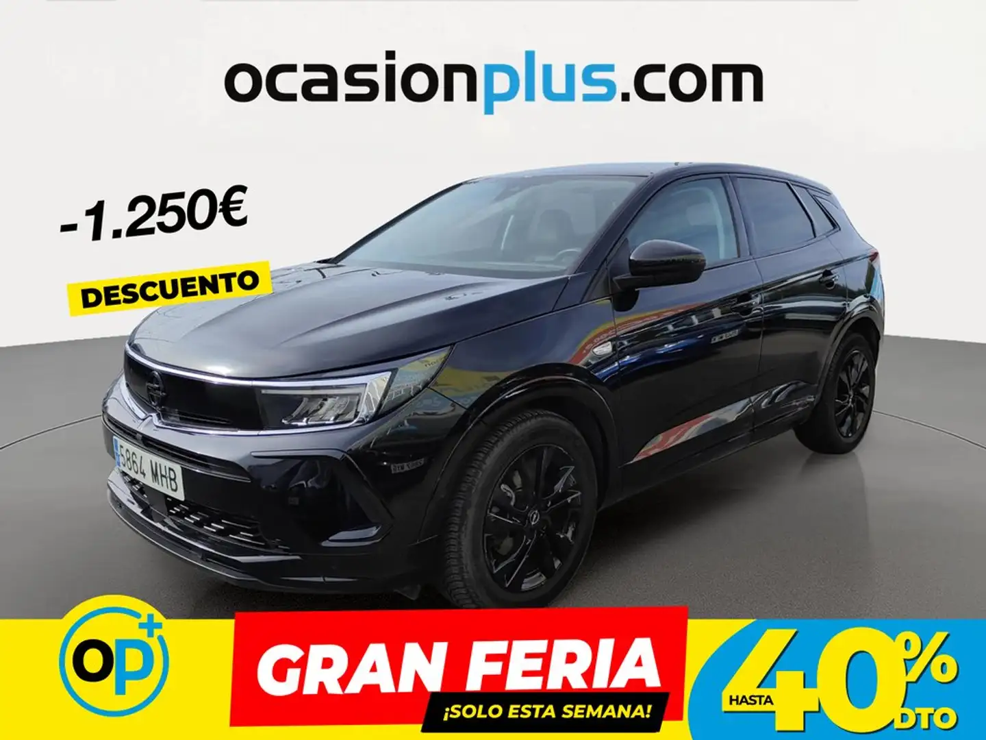 Opel Grandland 1.2T S&S GS 130 Negro - 1